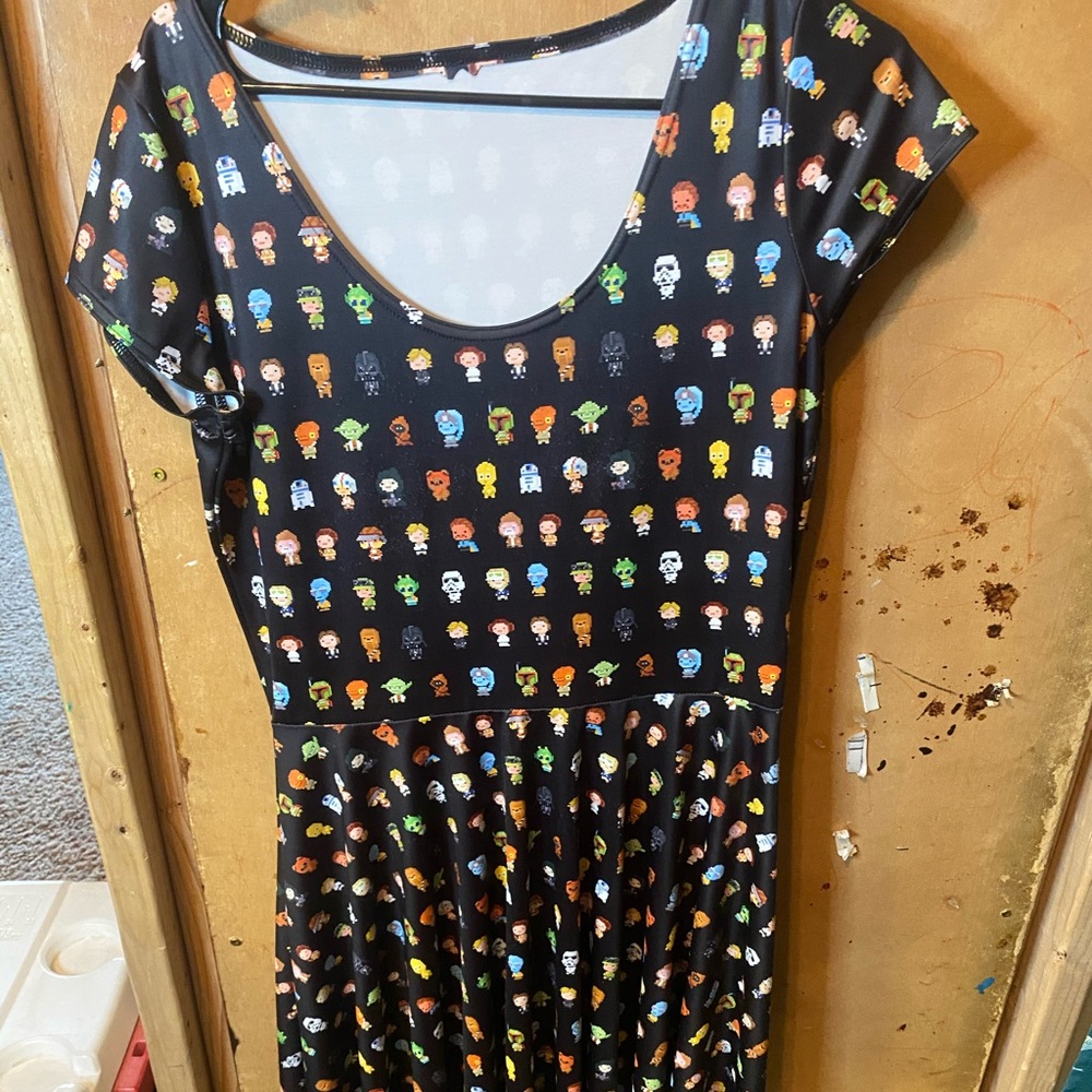 Star Wars 8 bit cap sleeve dress